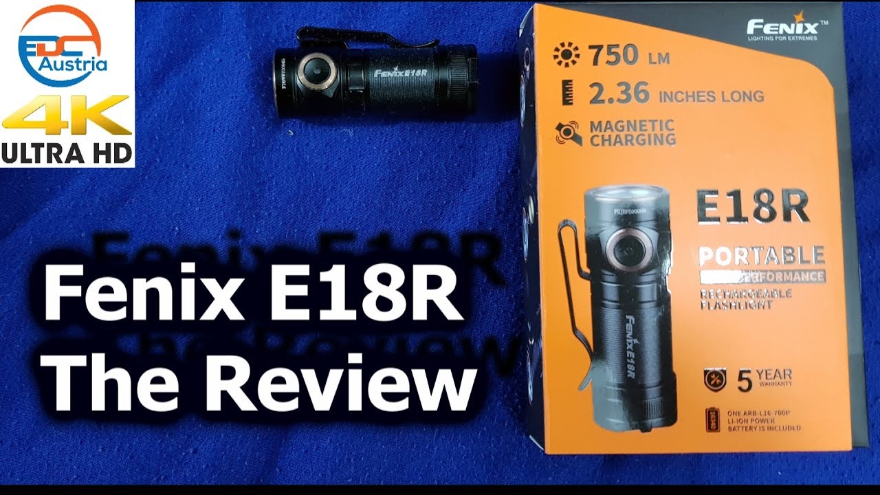 Fenix E18R (2019 Model) Flashlight Review. The Ultimate 16340 Light?