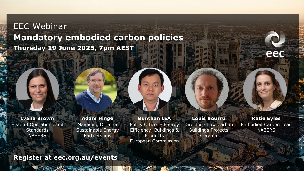 Mandatory embodied carbon policies