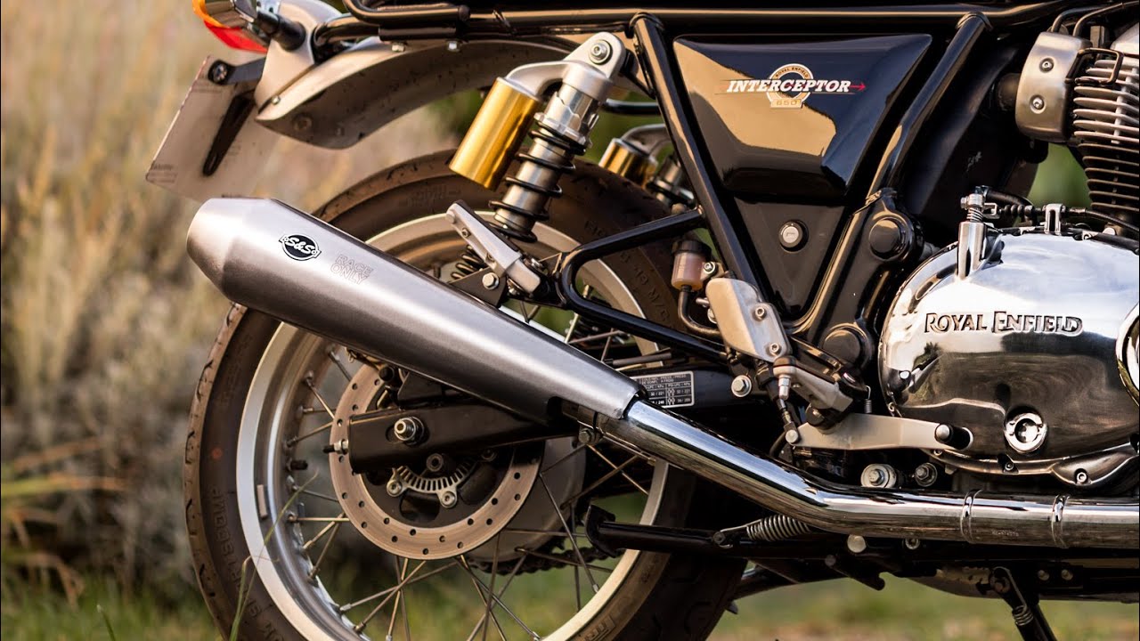 Royal Enfield INT 650, S&S exhaust, Revs, Flyby, POV ride, Accelerations