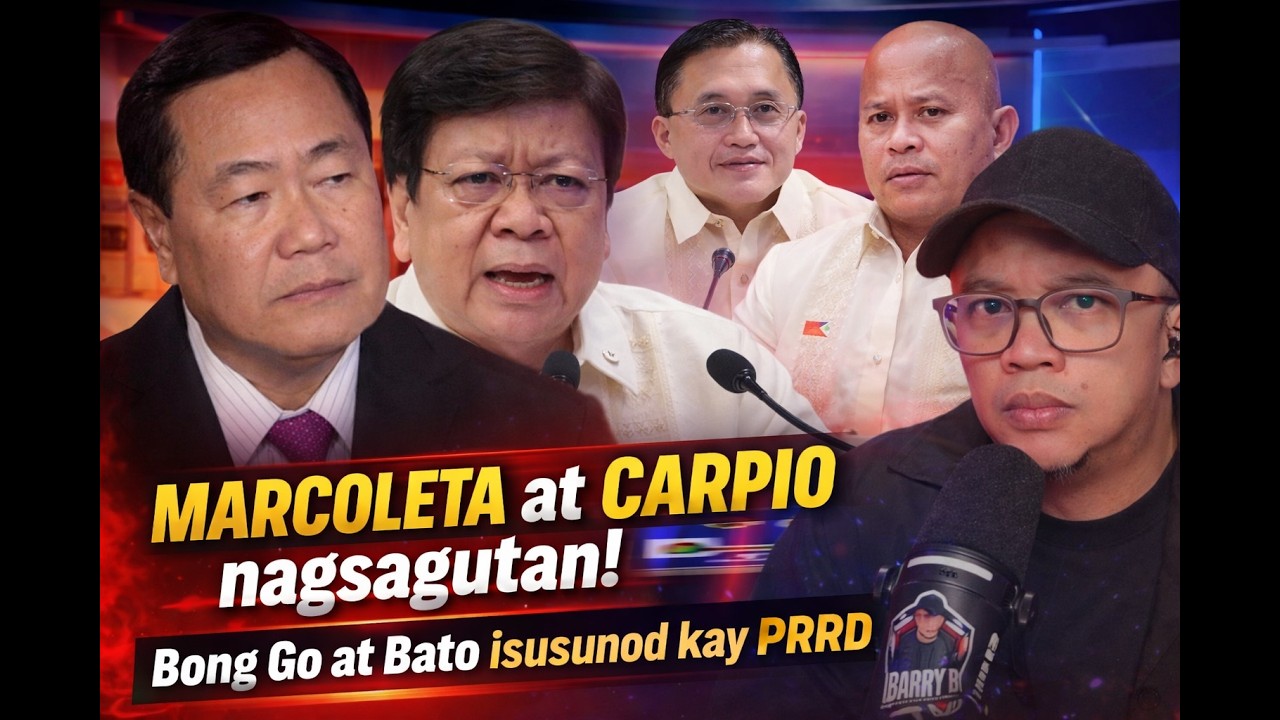 MARCOLETA at CARPIO nagsagutan! Bong Go at Bato isusunod kay PRRD