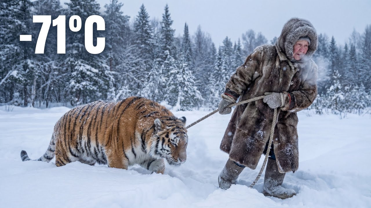 An Elderly Woman Gave Shelter to a Dying Tiger and Her Cub in Siberia — A Rare Act of Compassion