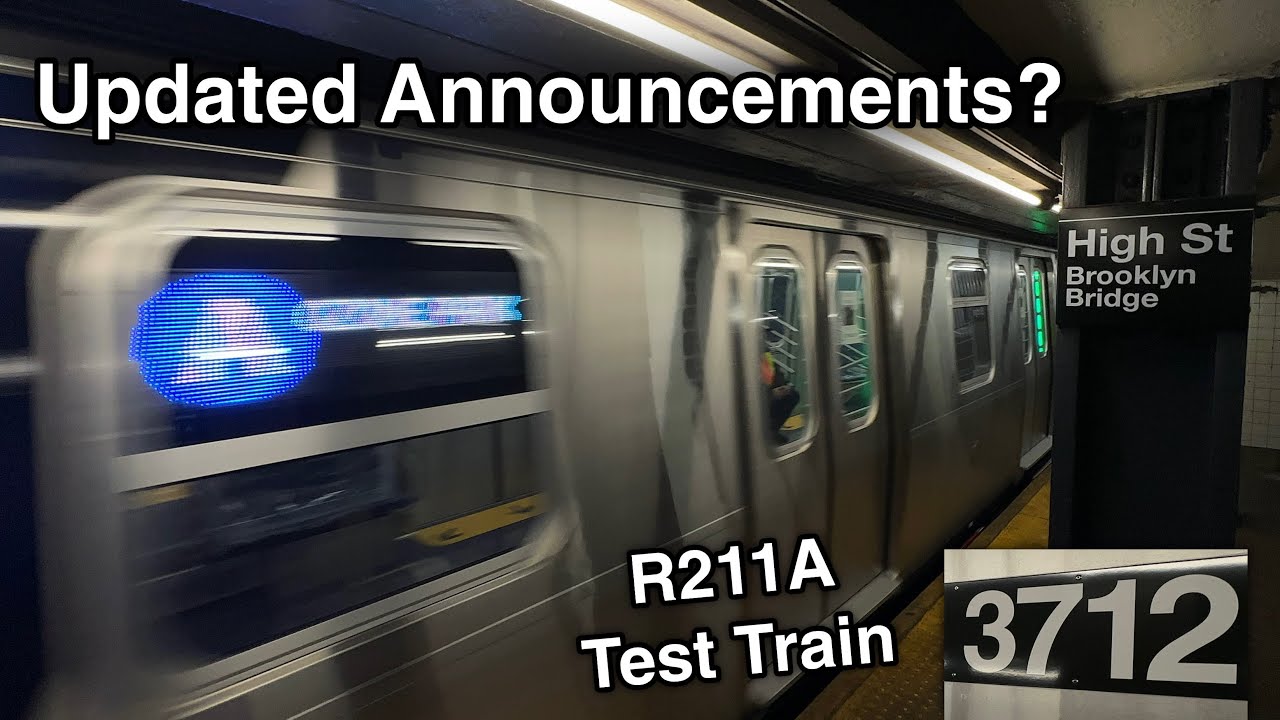 R211A Simulated Stop Testing on the (A) Line at High St + Updated Speaker Quality!