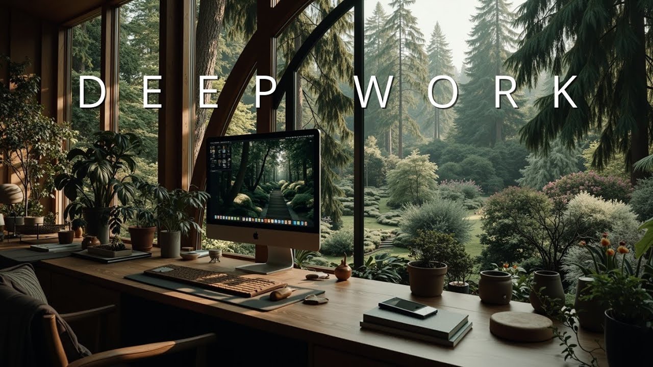Deep Focus Concentration Music | Nature Forest Ambiance for Deep Work Study