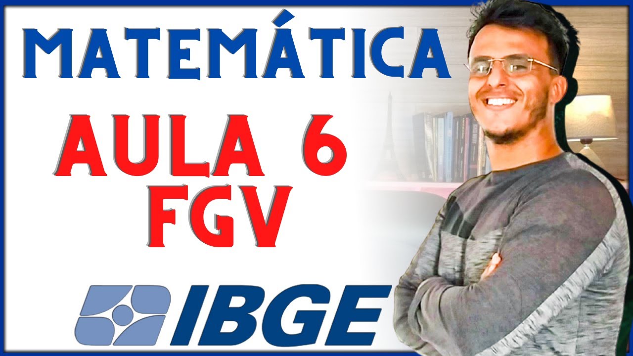 Concurso IBGE 2022 - Matemática para Recenseador | Equação do 2º FGV | Censo Demográfico 2020/2022.