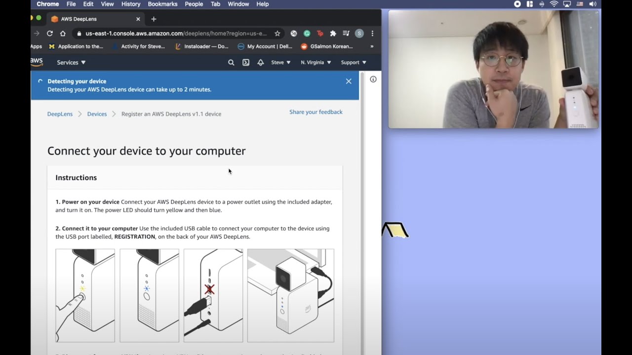 let's code | AWS DeepLens Tutorial | part 3: Registering AWS DeepLens