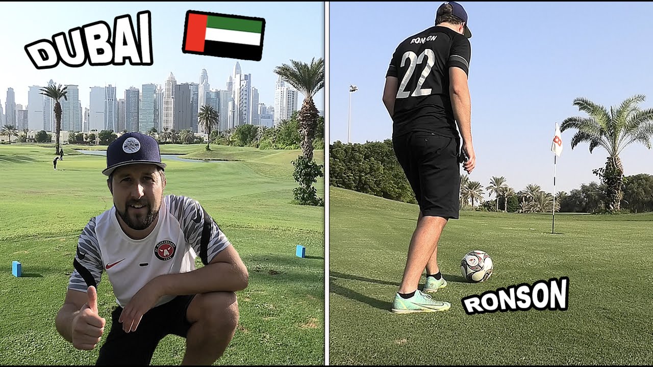 RONSON SPILLER FODBOLDGOLF I DUBAI!