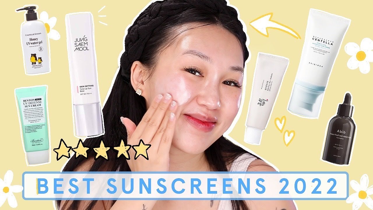 2022 BEST SUNSCREENS REVIEW! Korean Sunscreens, Japanese Sunscreens, NO WHITE CAST!