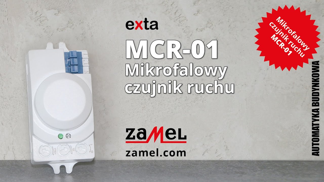 MCR-01 Mikrofalowy czujnik ruchu Zamel exta