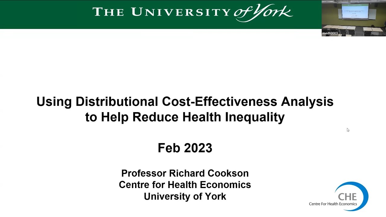 Using distributional cost effectiveness analysis to reduce health inequality