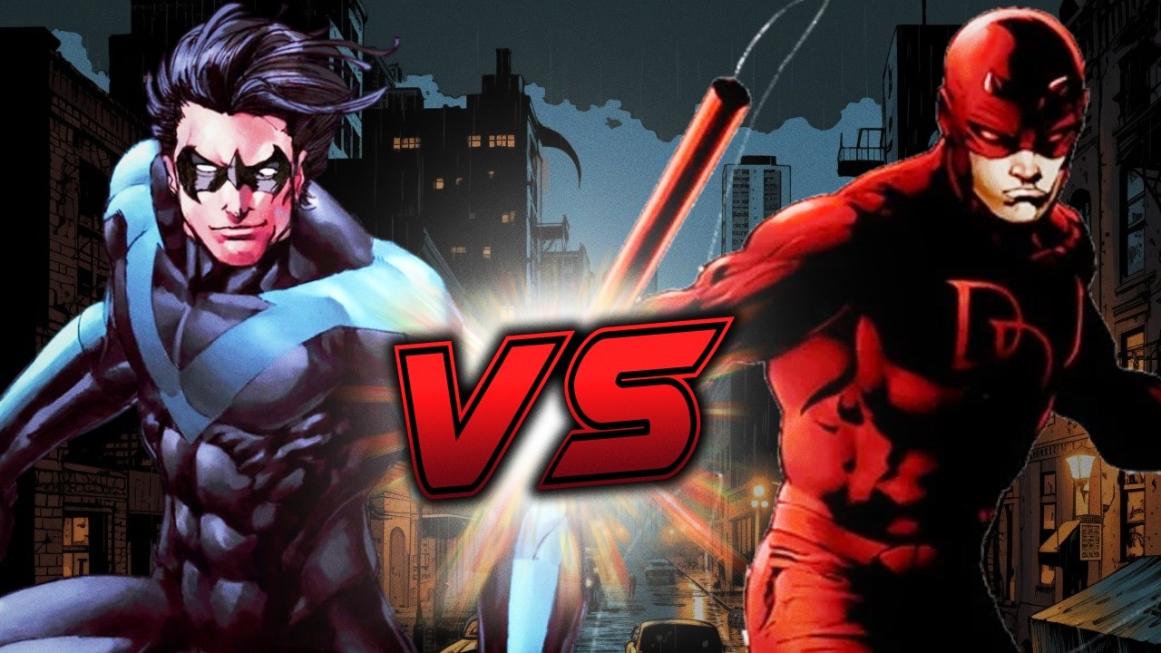 Nightwing VS Daredevil LIVE ACTION FIGHT! (DC VS MARVEL)