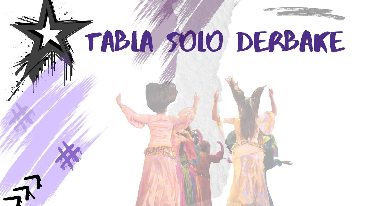 tabla ahmar solo derbake