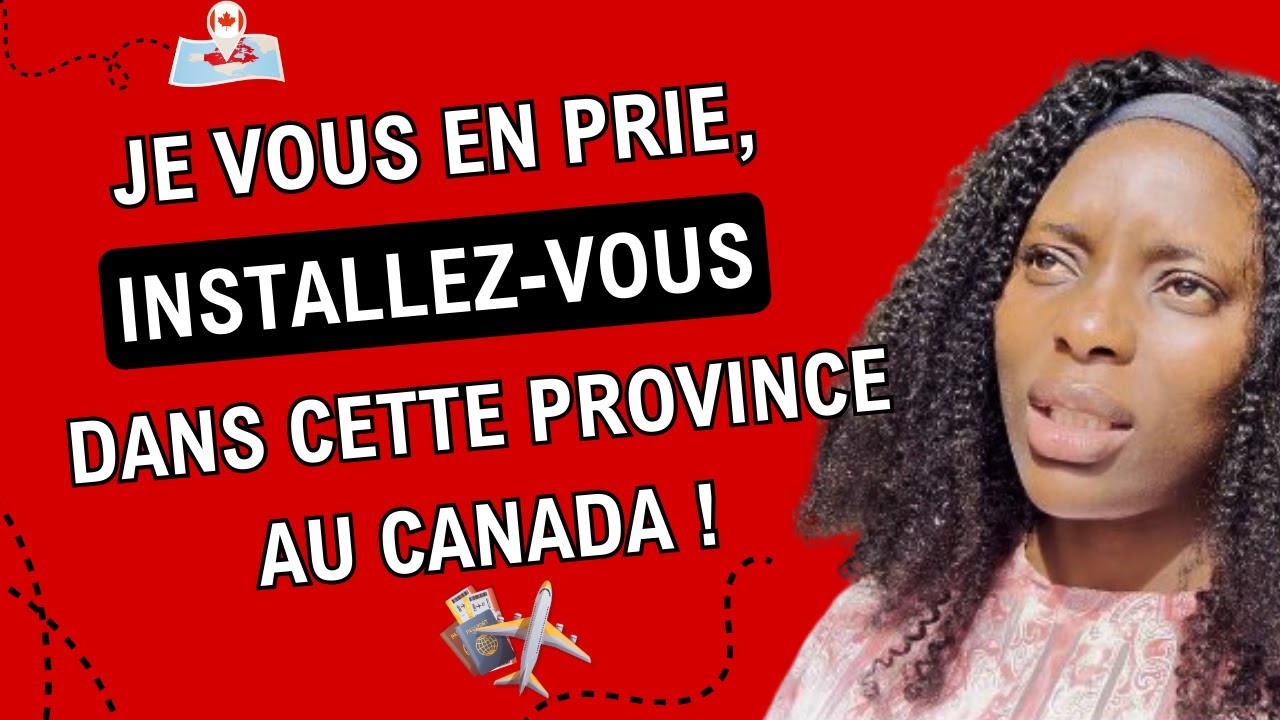 🚨🚨UNE PROVINCE HORS QUÉBEC SUPPLIE LES FRANCOPHONES IMMIGRANTS DE VENIR S’INSTALLER