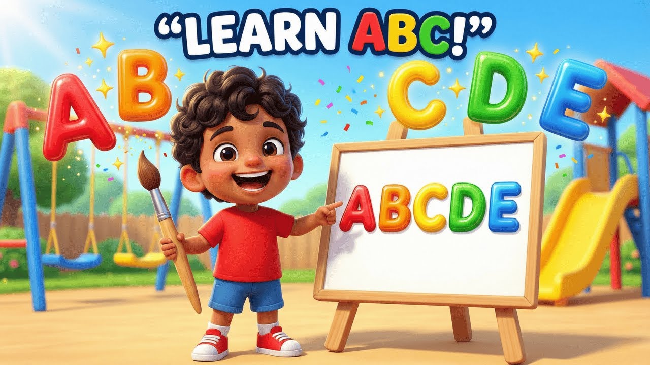 Learn the ABCs | Learn Alphabets A&ndash;Z Rhyme | Alphabets for Preschool | ABC Rhyme for Kids & Babies