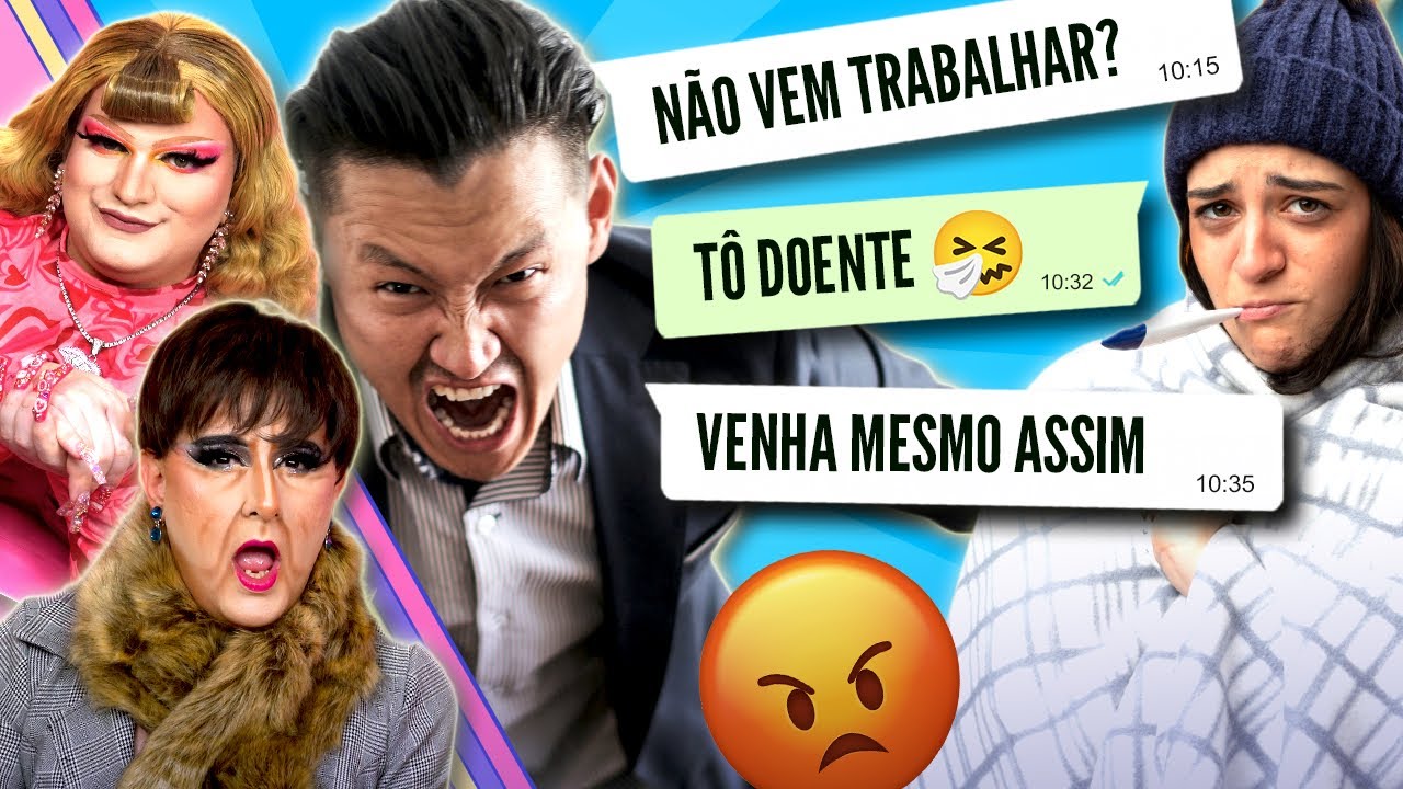 Chefe OBRIGA funcionário a trabalhar doente: CHEFES FOLGADOS #01