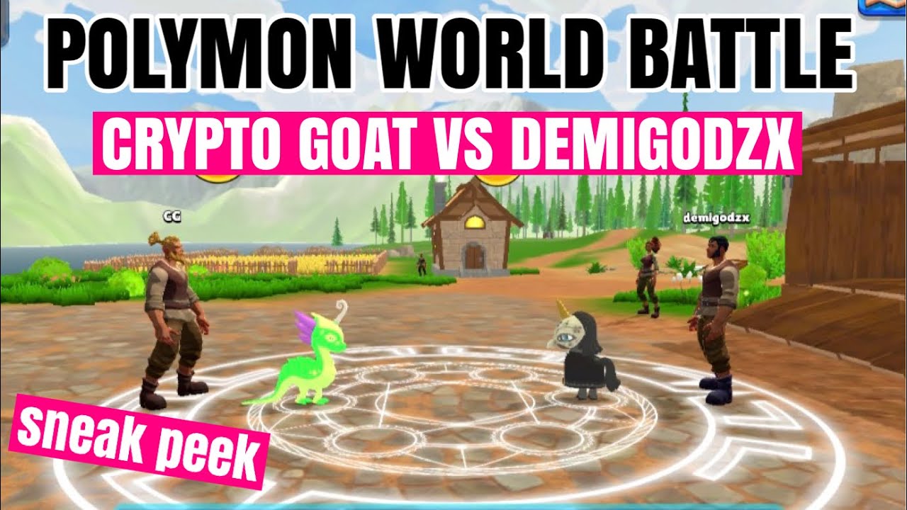 POLYMON WORLD BATTLE! CRYPTO GOAT VS DEMIGODZX