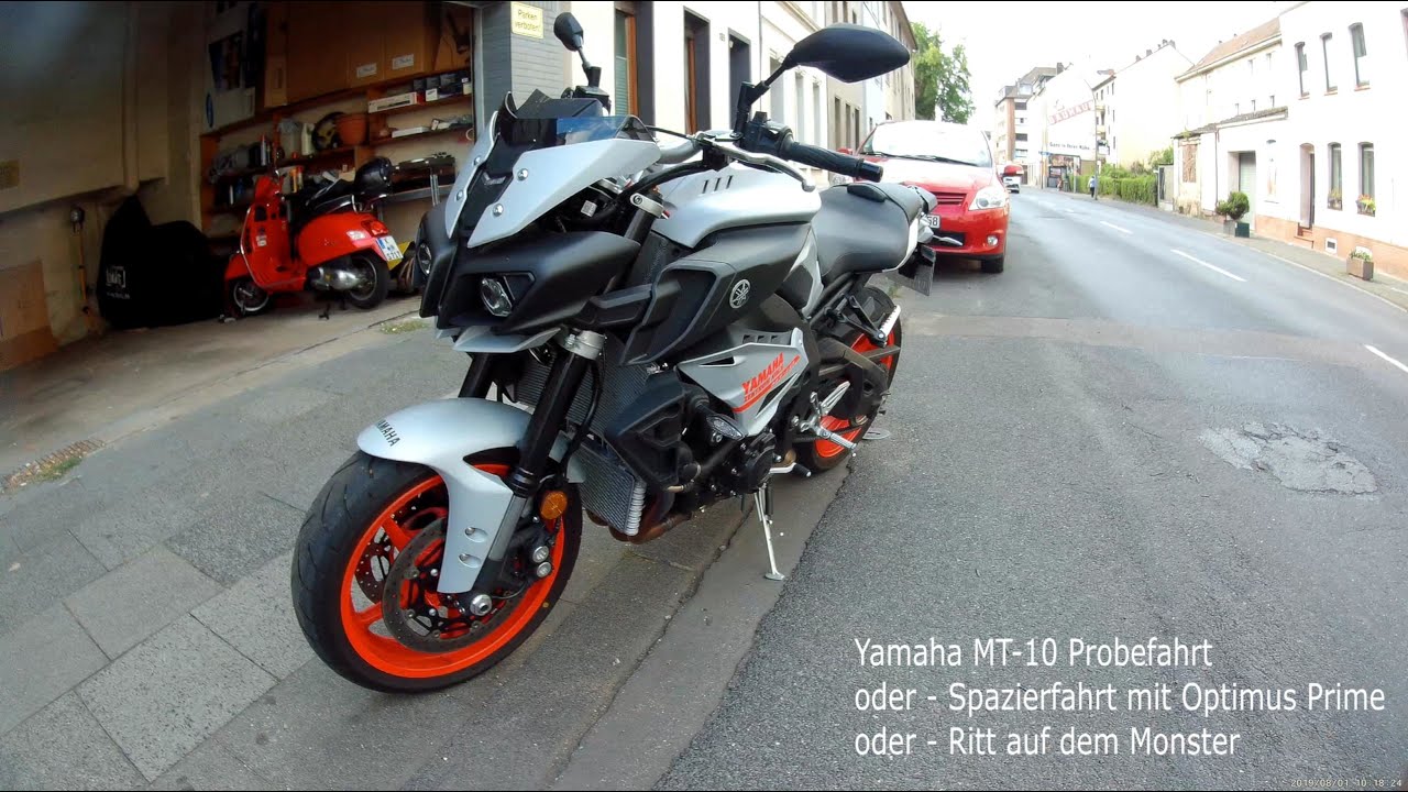 Fahrt mit Optimus Prime ;-) (Yamaha MT-10 Probefahrt)