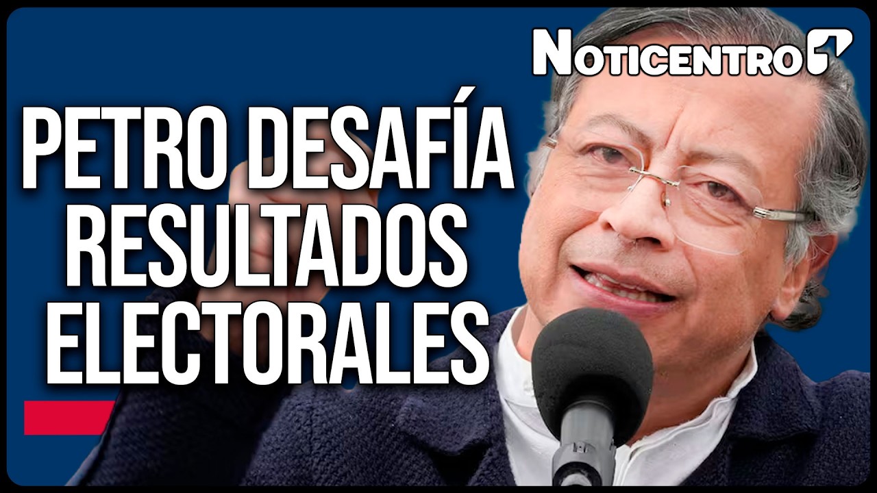 Petro pone en duda el preconteo de votos: 