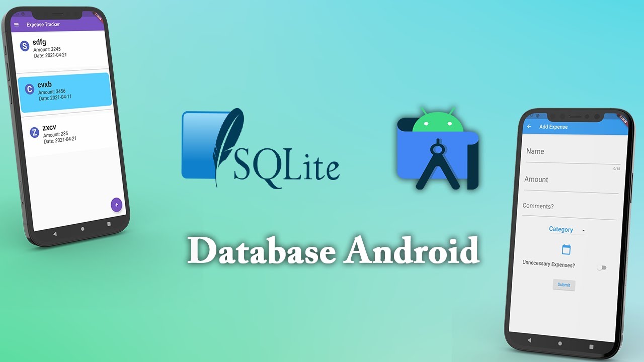 Sqlite android studio | Create a database from scrash