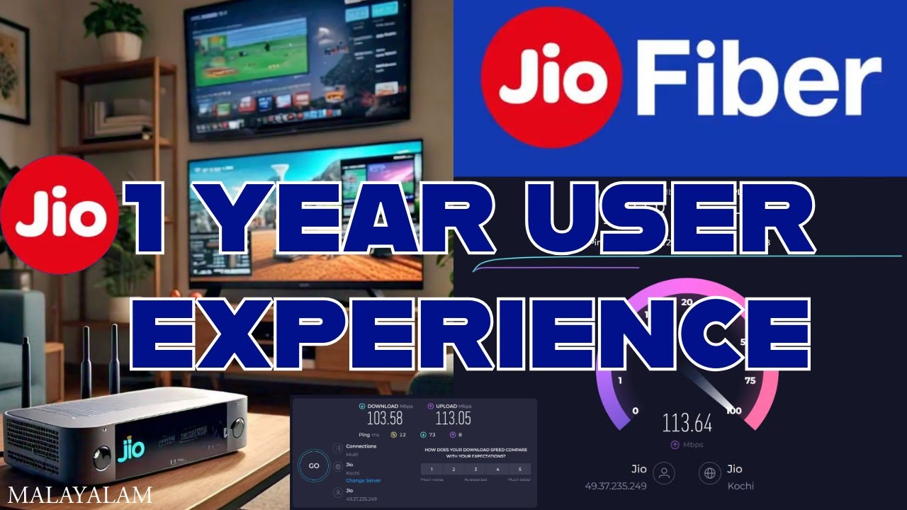 JIO FIBER 1 YEAR USER EXPERIANCE MALAYALAM / EXPECTATION VS REALITY #jiofiber #malayalam #internet