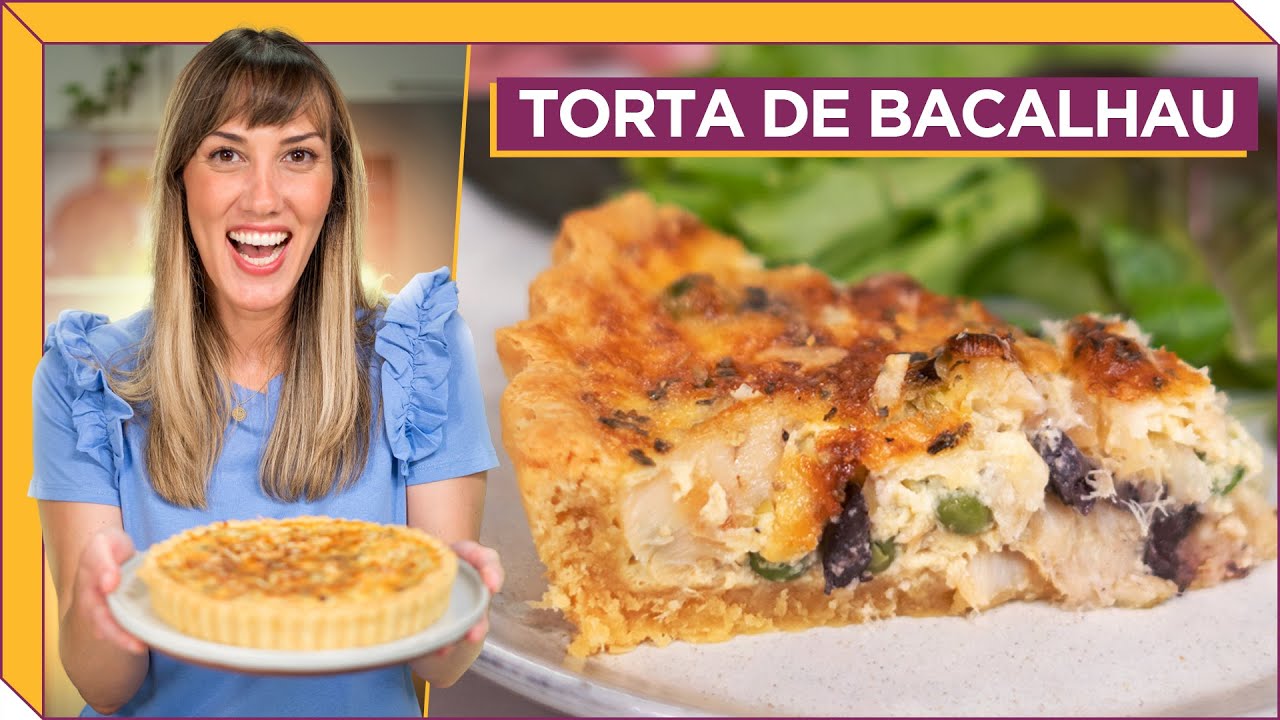 TORTA DE BACALHAU I Receitas e Temperos