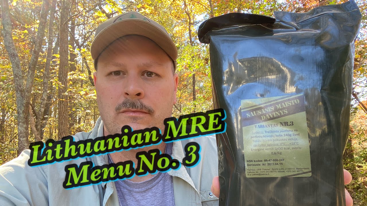 Lithuanian MRE Menu No. 3