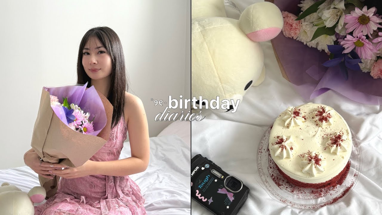 BIRTHDAY DIARIES ⋆𐙚₊˚⊹: pottery painting, GRWM, goals, etc 