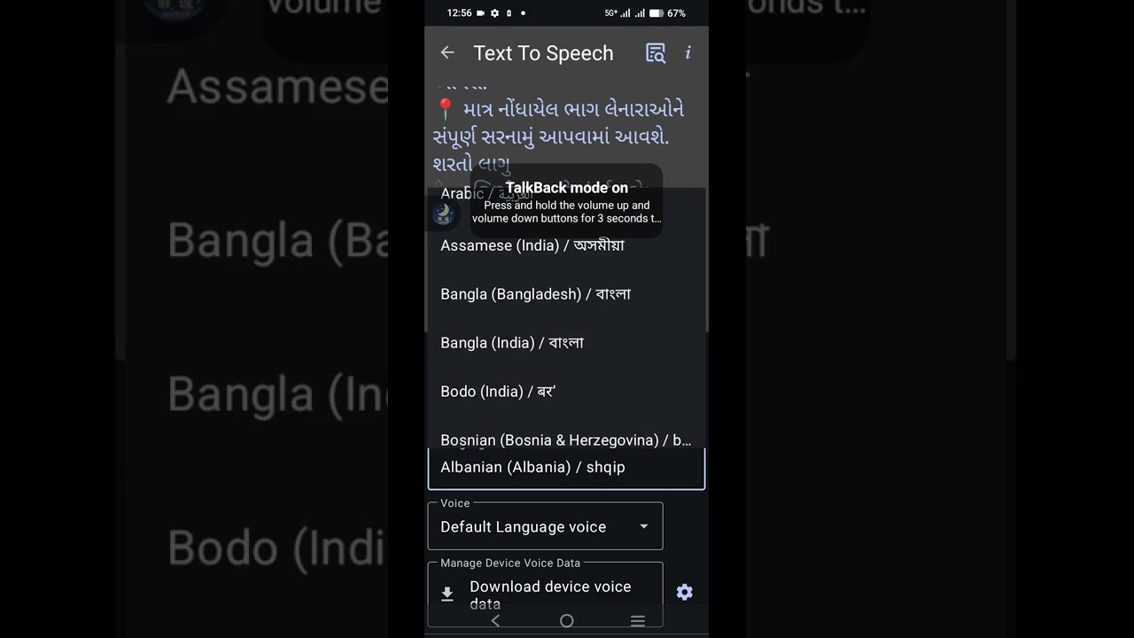 How to Convert Text to Audio Using AudioLab with TalkBack Screen Reader for Blind Users