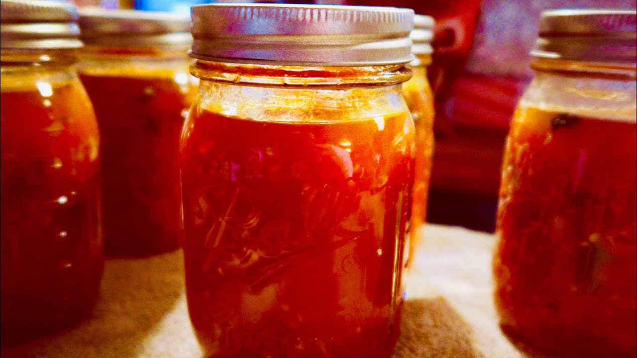 Pressure Canning Tomato Sauce | Preserving Our Harvest