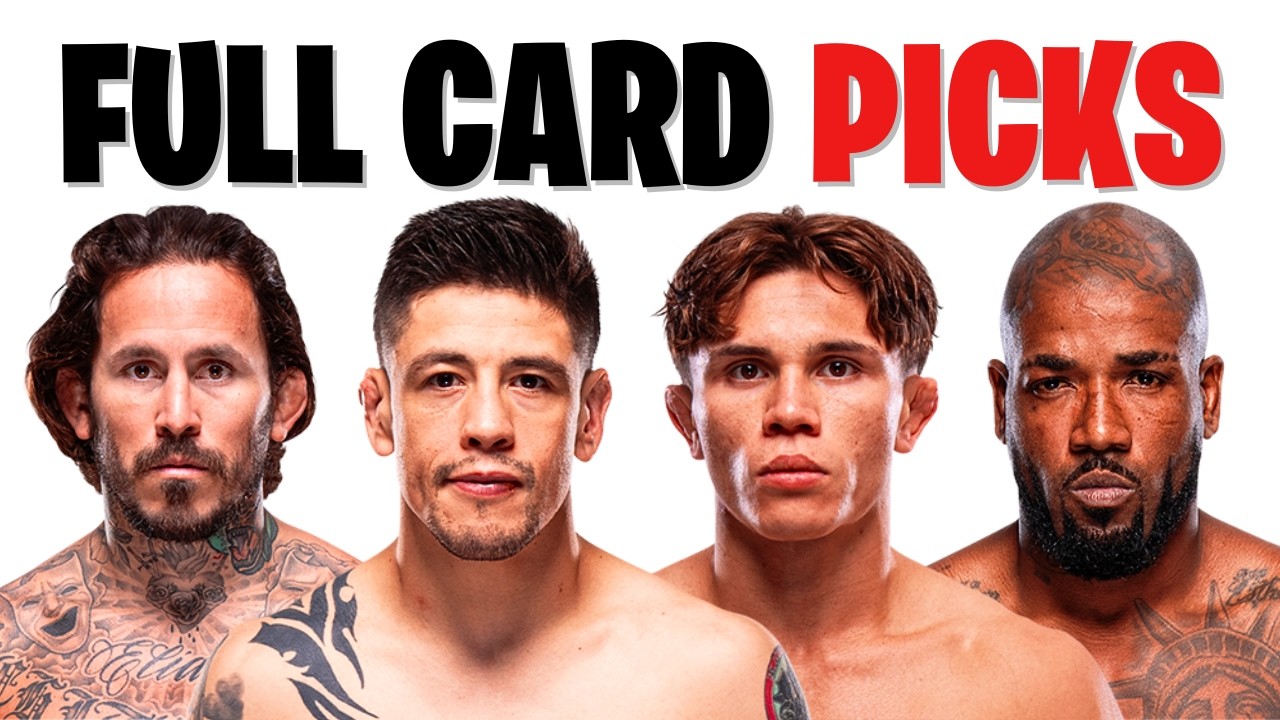 UFC Mexico Full Card Predictions & Breakdown