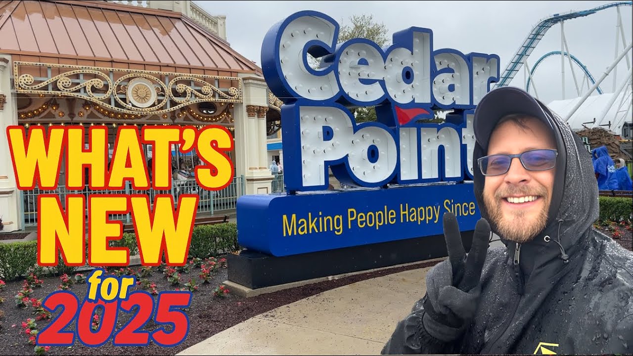 Cedar Point 2025 Opening Day in the Rain! | Top Thrill 2, Siren's Curse, Happy Friar & What’s New