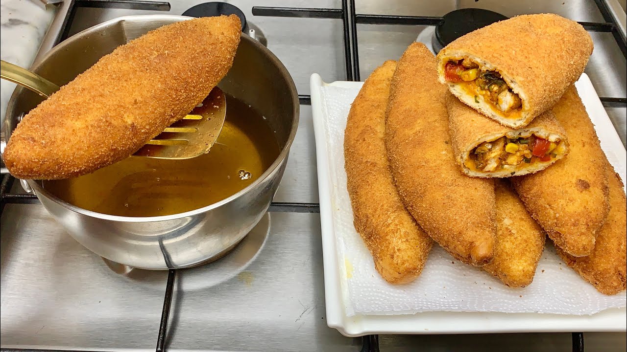 تندمي اذا مجربتيش هذه الوصفة 🤤 سندويشات مقليين طعم بين القرمشة و الطراوة 😍 و بحشو اكثر من رائع🤤
