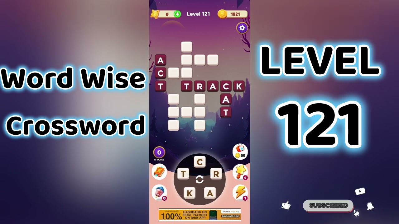 Word Wise Crossword Level 121 🧩 | Smart Crossword Puzzle Walkthrough | Go Answer
