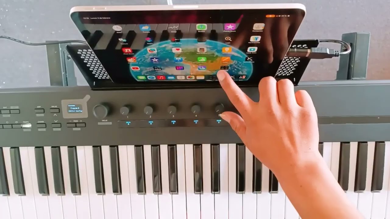 iPad Air 6G.y controlador korg Keystage (prueba)