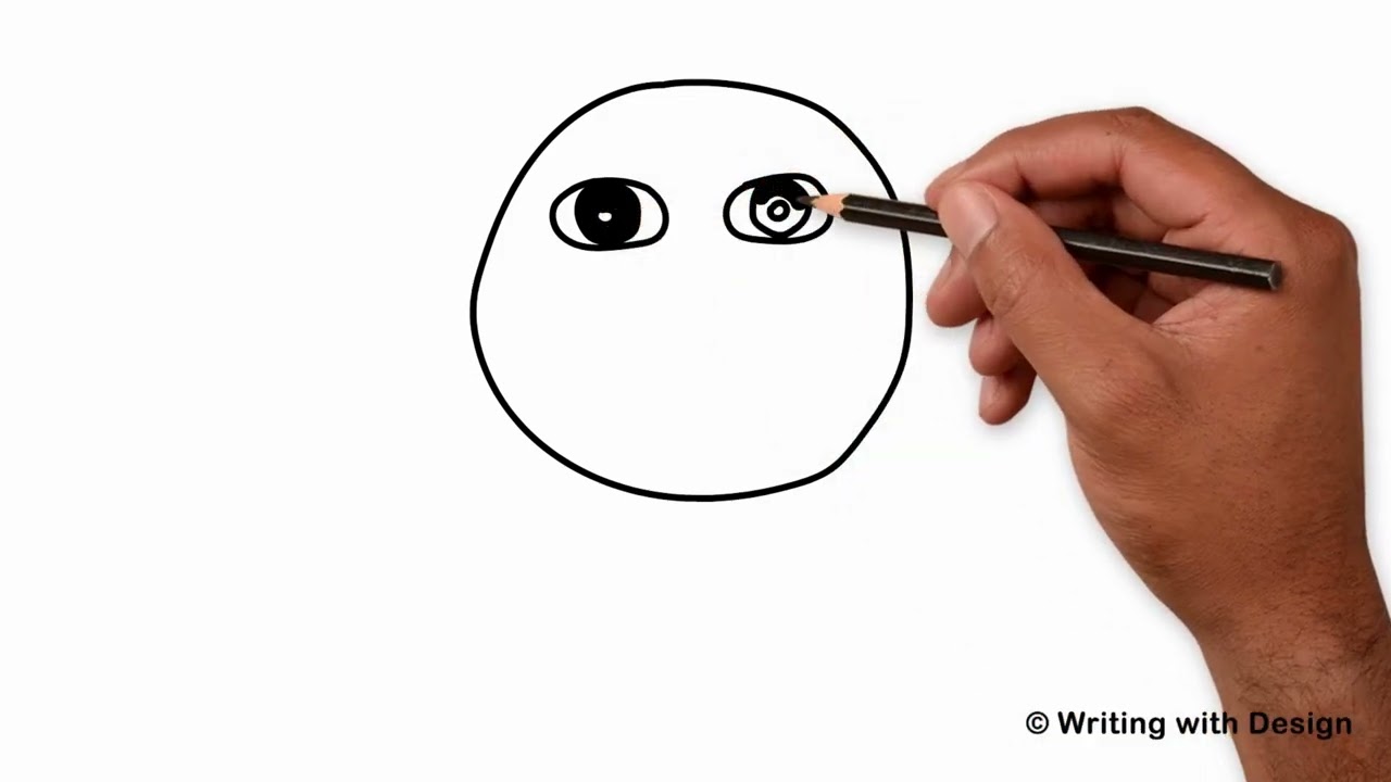 oval eyes with lashes classroom tutorial