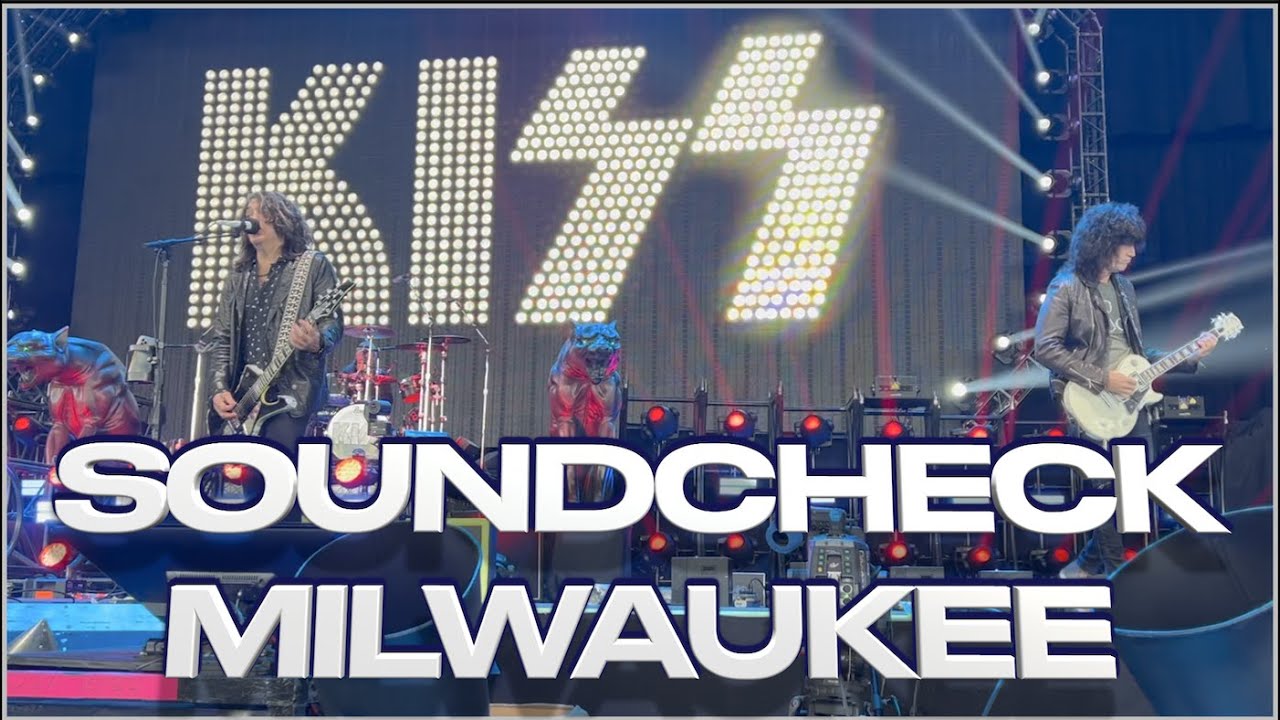 KISS Soundcheck in Milwaukee on 5-11-22