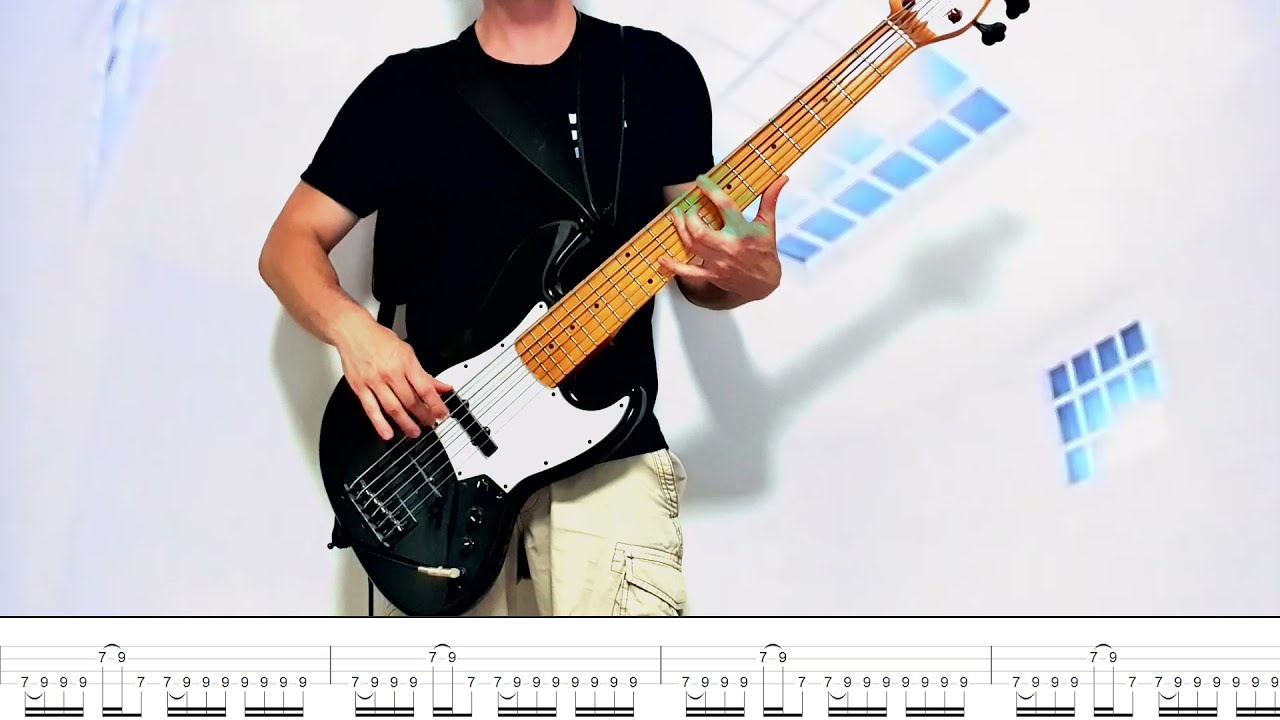 Soundgarden - Rusty Cage - Bass Cover with Play Along Tabs