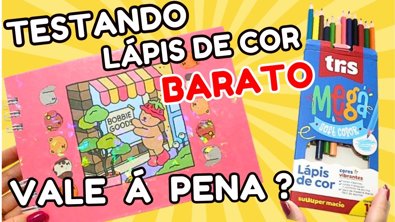 Lápis de cor TRIS MEGA SOFT COLOR Pintando Bobbie Goods
