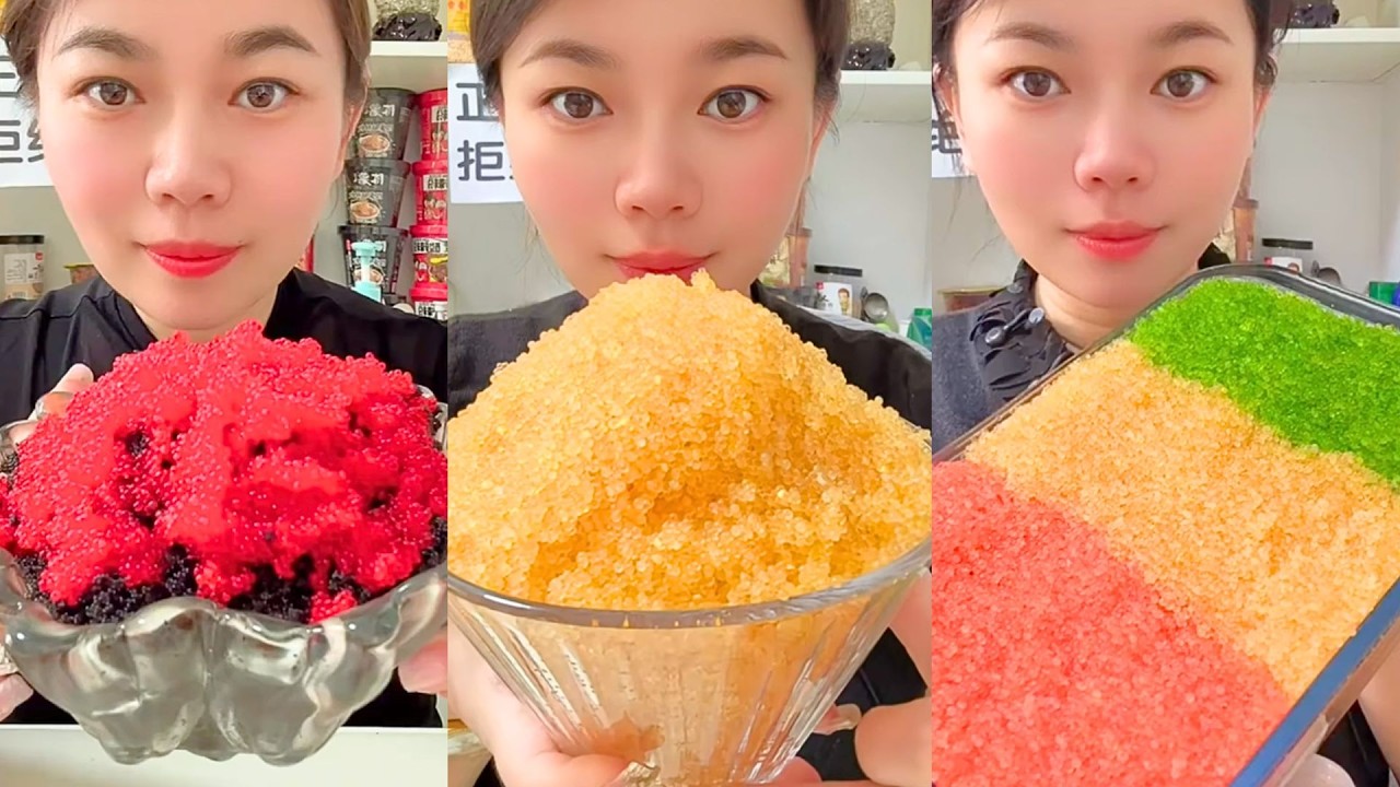 Homemade Chinese Fish Roe ASMR | Colorful Fish Eggs Eating | #217