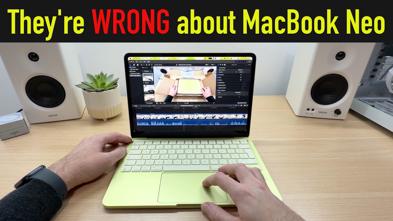Я смонтировал видео в Simple Cut на MacBook Neo… И я в шоке!