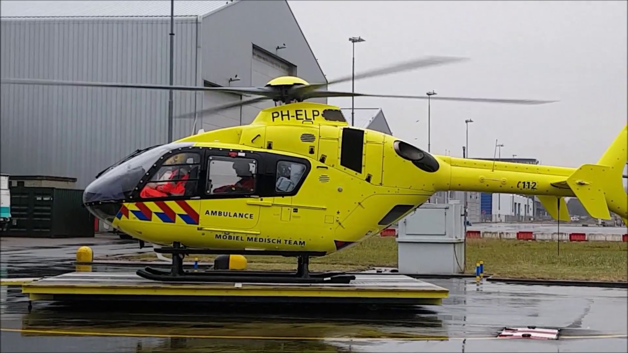 Lifeliner 2 opstijgen en landen