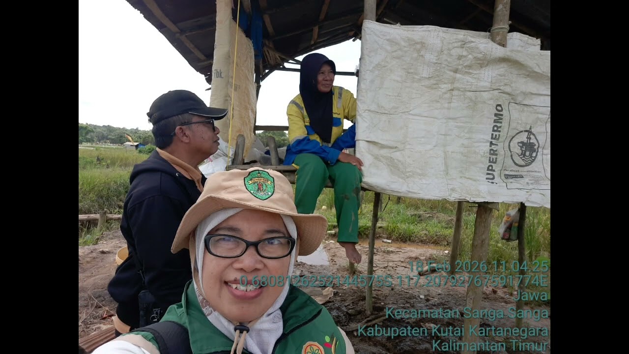 Kegiatan kunjungan PPL BPP Sanga Sanga ke Poktan...Semangat 