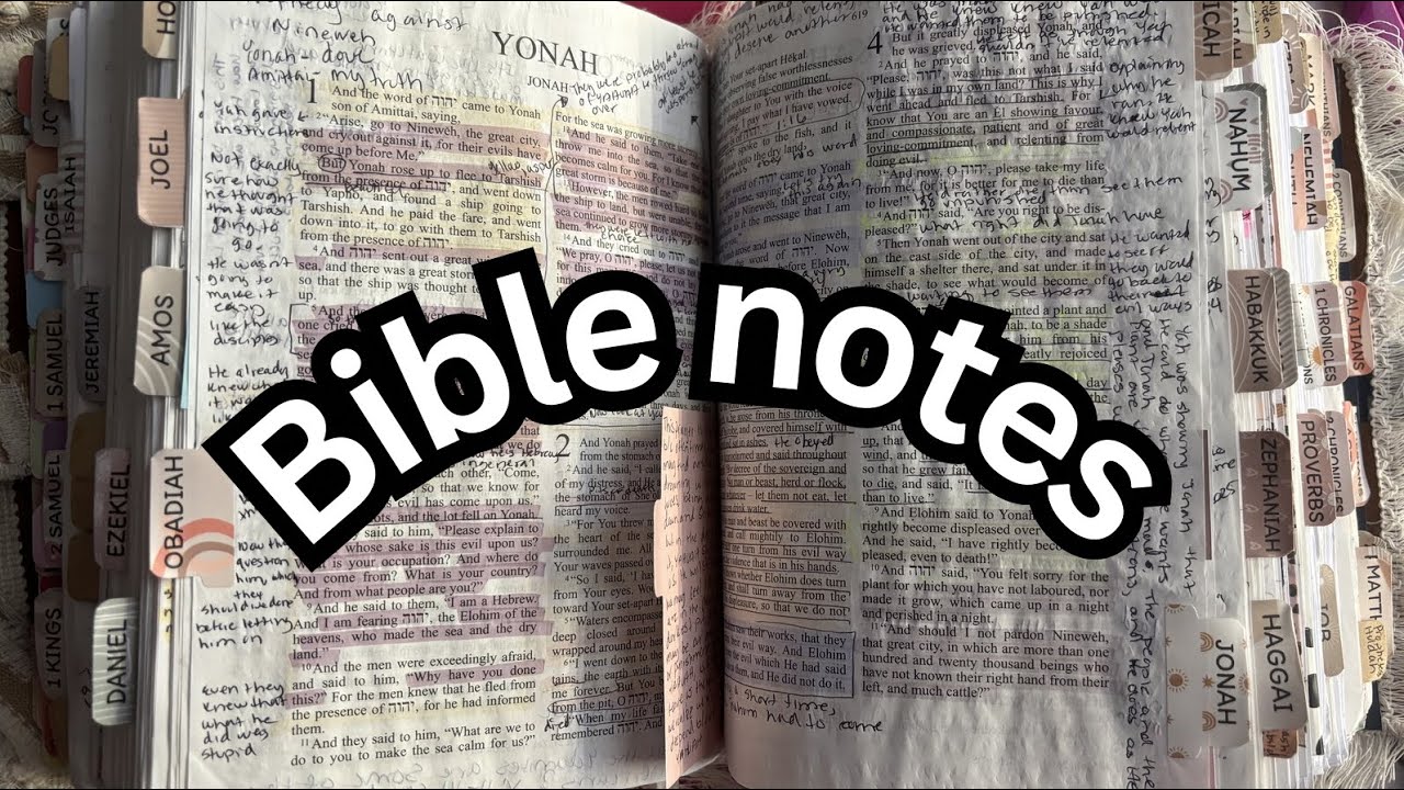 What Kind of Notes Do I Write in My Bible?