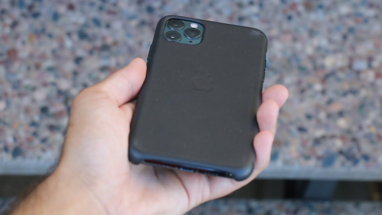 Apple iPhone 11 Pro Max Black Leather Case Review!
