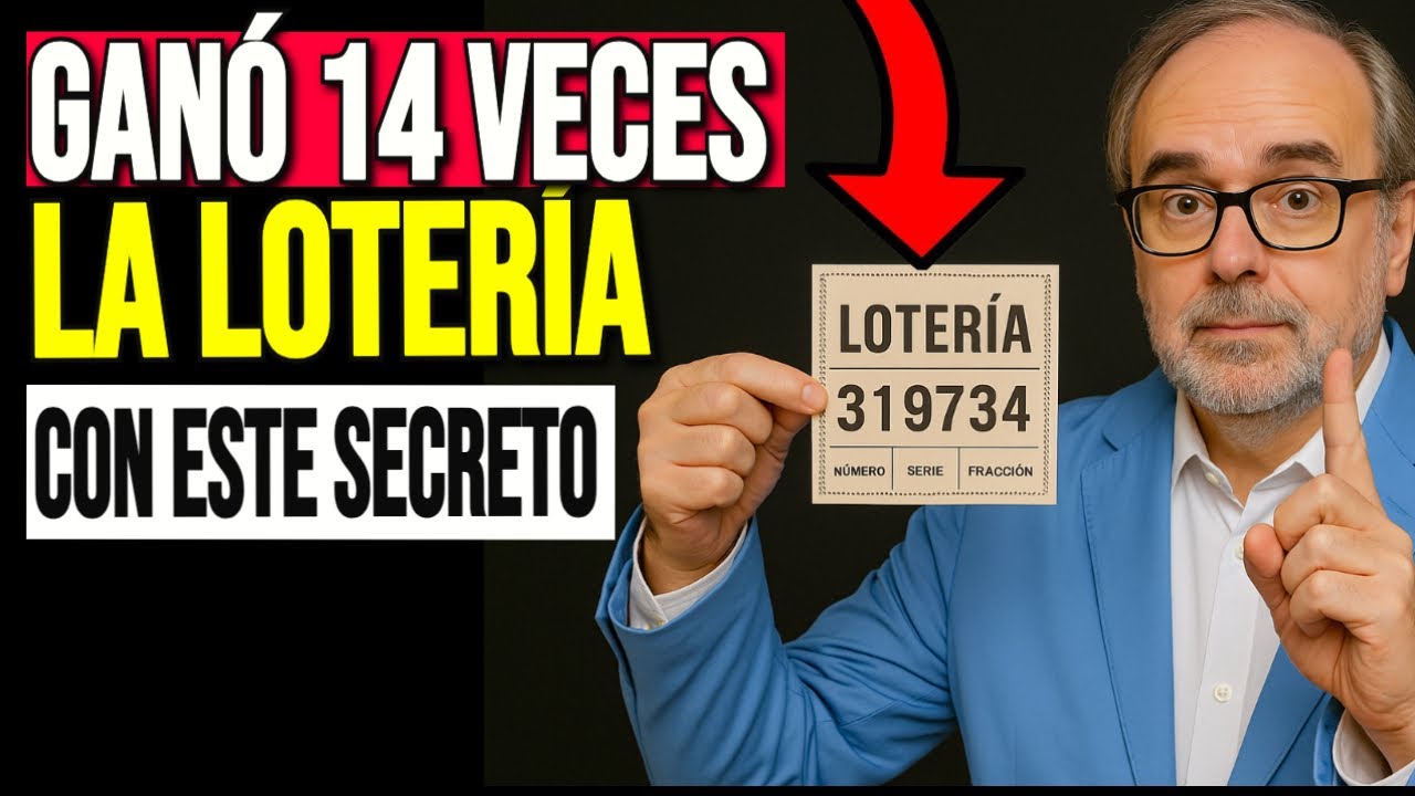 Ganó la loteria 14 veces usando este secreto