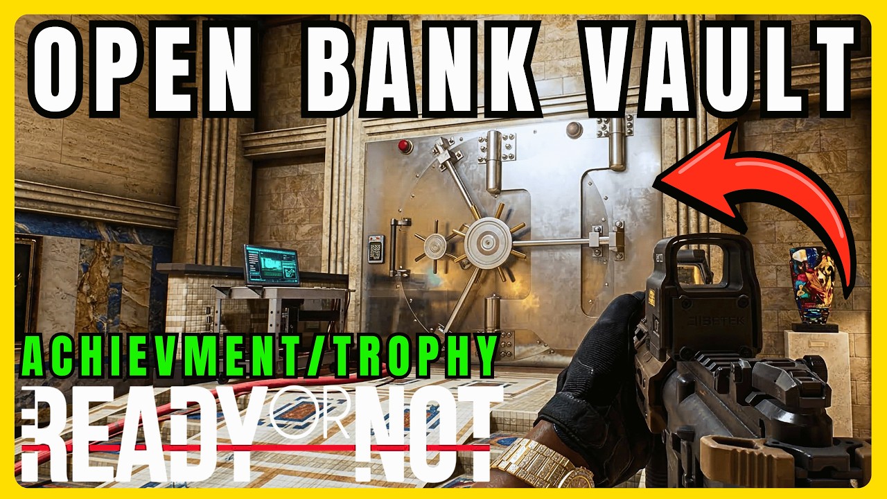 How To Open Bank Vault | Ready Or Not | Secret Achievement Trophy Guide