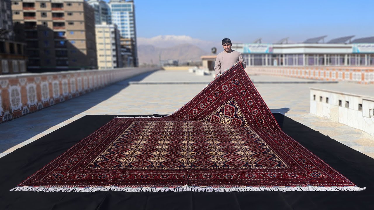 Yousifby Turkmen Tribal Rug — 302 × 391 cm (9′11″ × 12′10″)