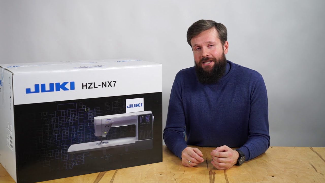 Распаковка и первый обзор Juki NX7.