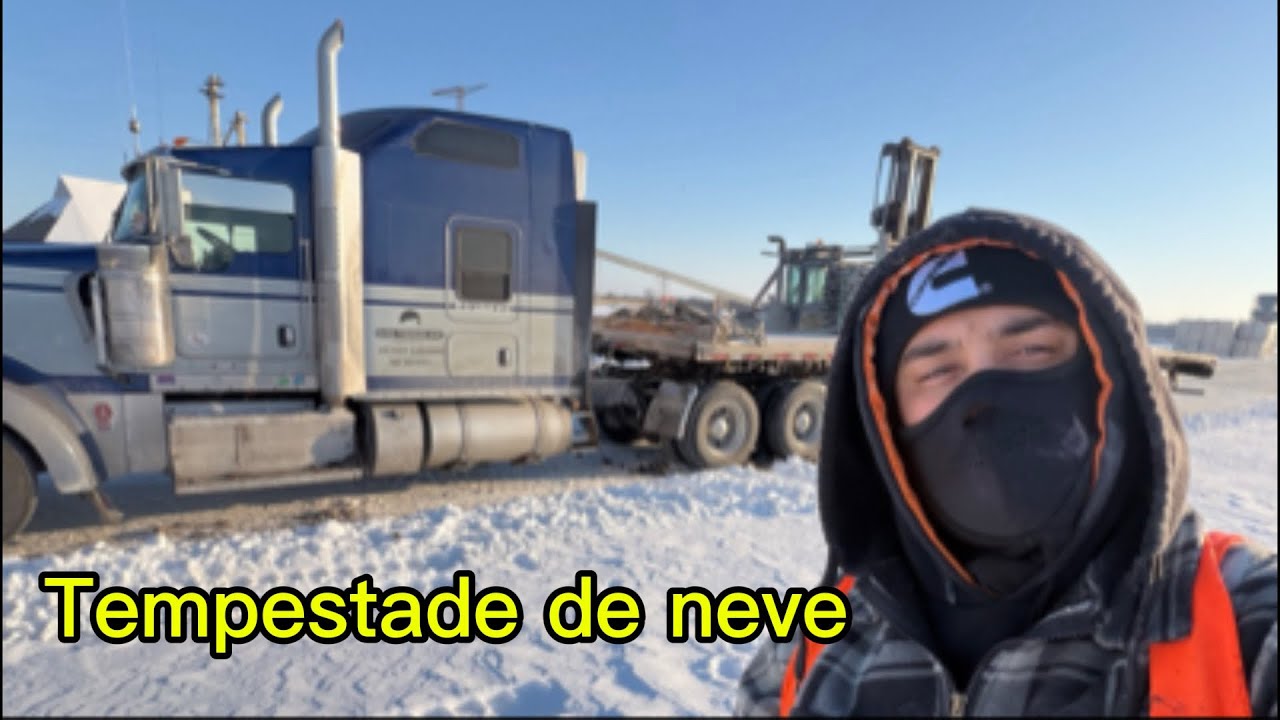 Tempestade de gelo aqui nos Estados Unidos 