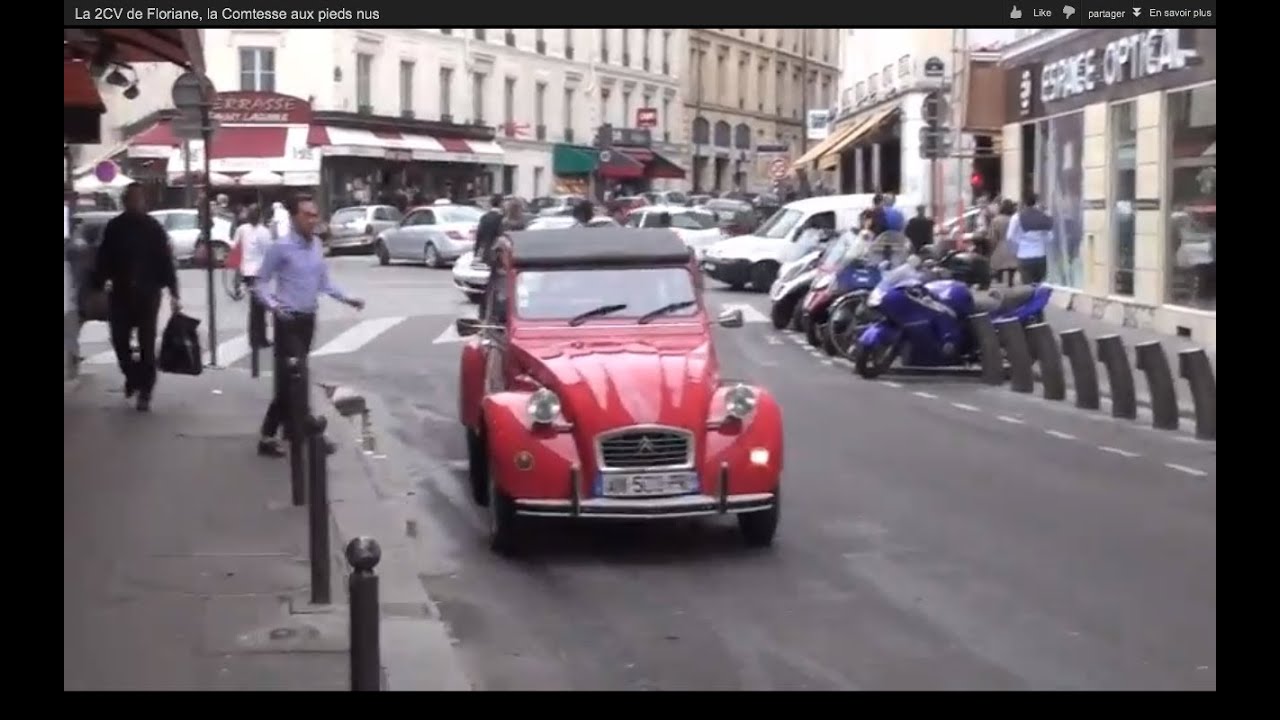 Citroën 2CV : la 2 CV et la Comtesse aux pieds nus