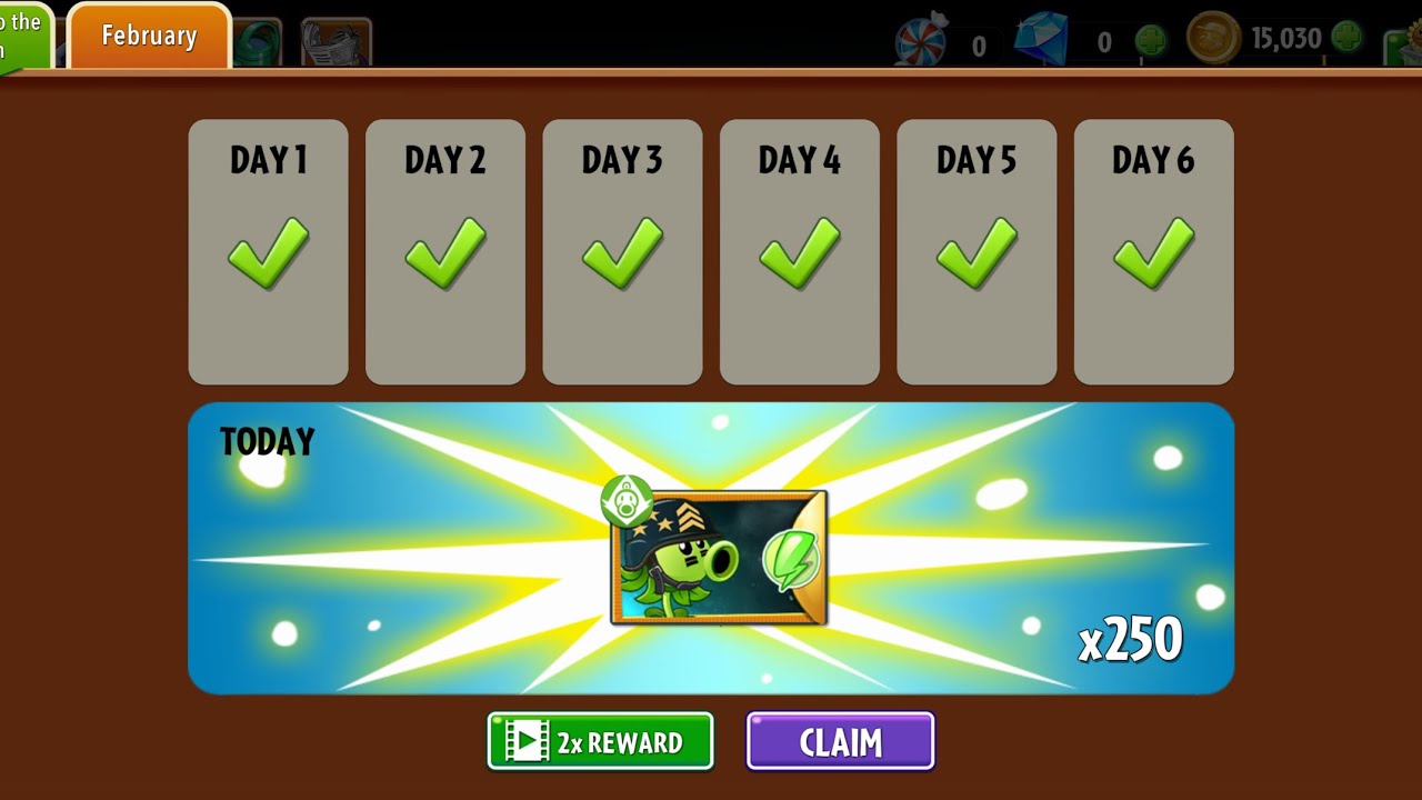 Unlocking Mega Gatling Pea-(PvZ2:It’s about time! Short showcase)